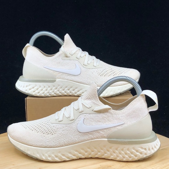 Nike Shoes - Nike Women's Epic React Flyknit Running Shoes Beige AQ0070-201 Size 6.5 US